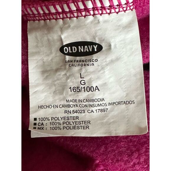 Old Navy Women's Active Hoodie Pullover Pink Size L - Picture 5 of 6